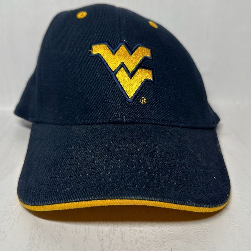 West Virginia University WVU Cap Snapback Hat‎ Signatures Blue Gold OSFM